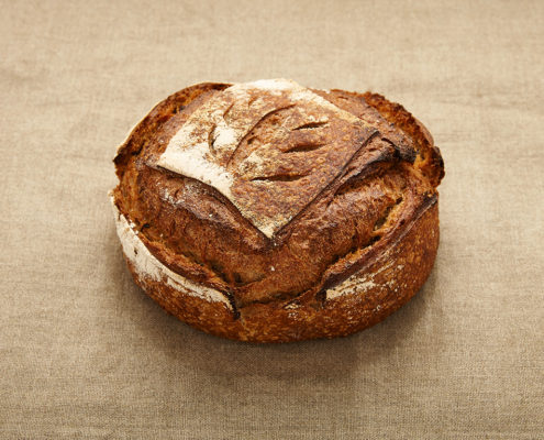 Tourte de meule sur levain BIO d'Arnaud Delmontel