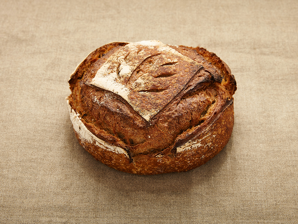 Tourte de meule sur levain BIO d'Arnaud Delmontel