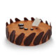 Acaoba : mousse au chocolat noir BIO, crémeux chocolat noir BIO, biscuit au chocolat noir sans farine