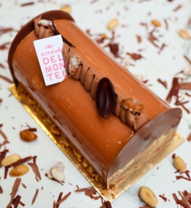 buche chocolat cacahuete